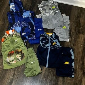 Nike Toddler Boy Multi-Color Hoodie and Jogger Collection